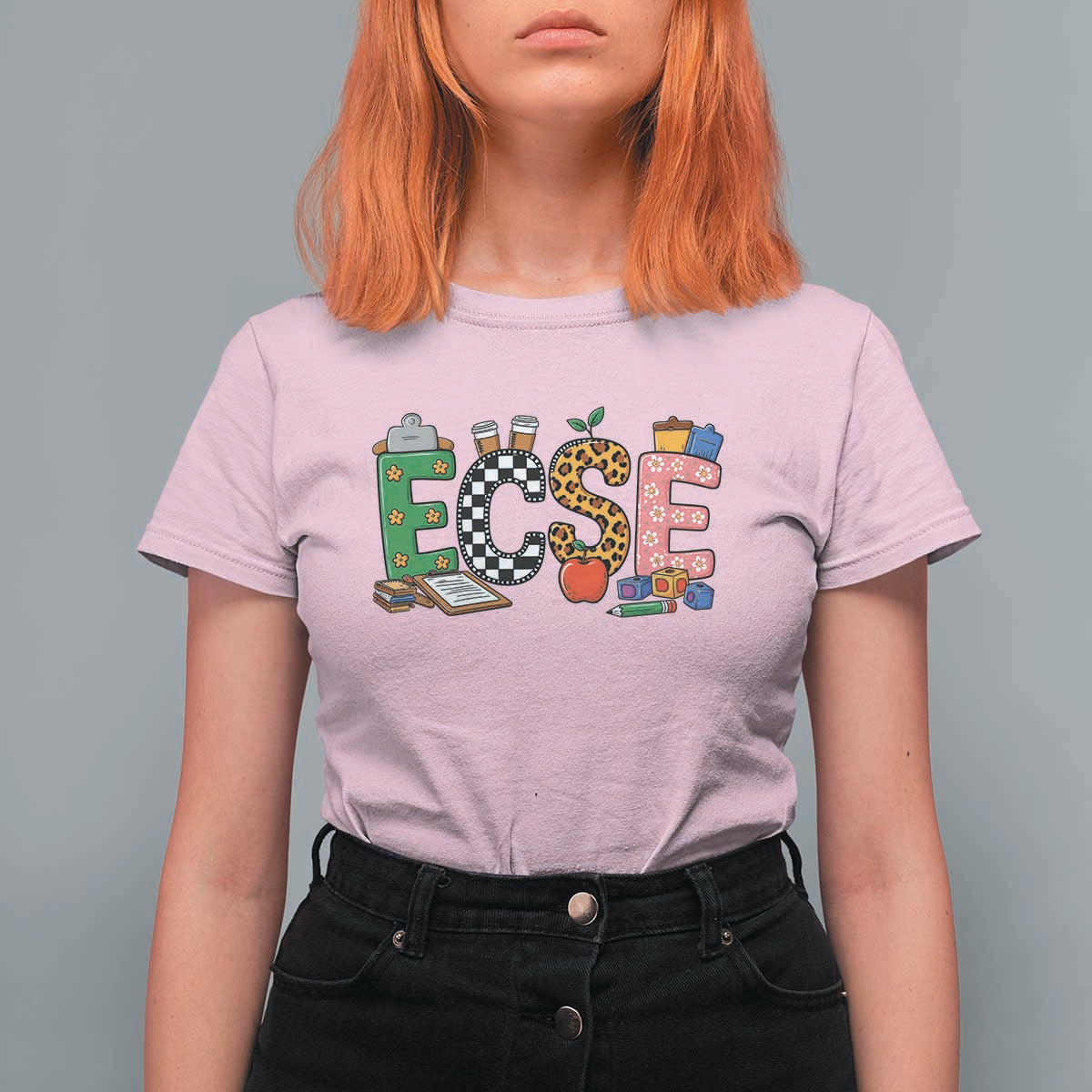 Early Childhood Special Education Teacher T Shirt For Women ECSE Life