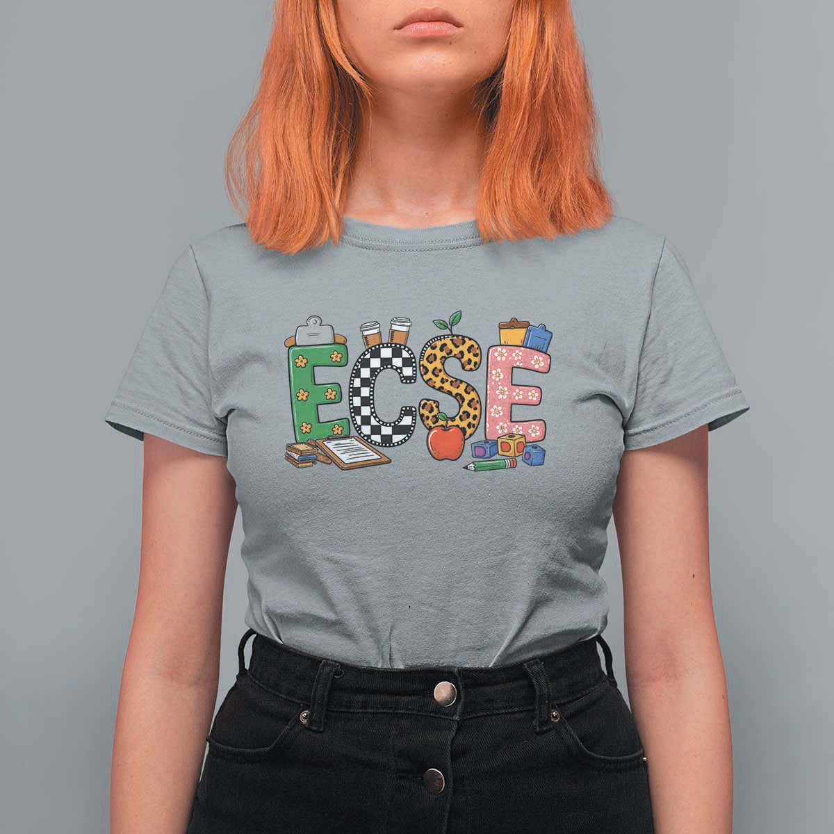 Early Childhood Special Education Teacher T Shirt For Women ECSE Life