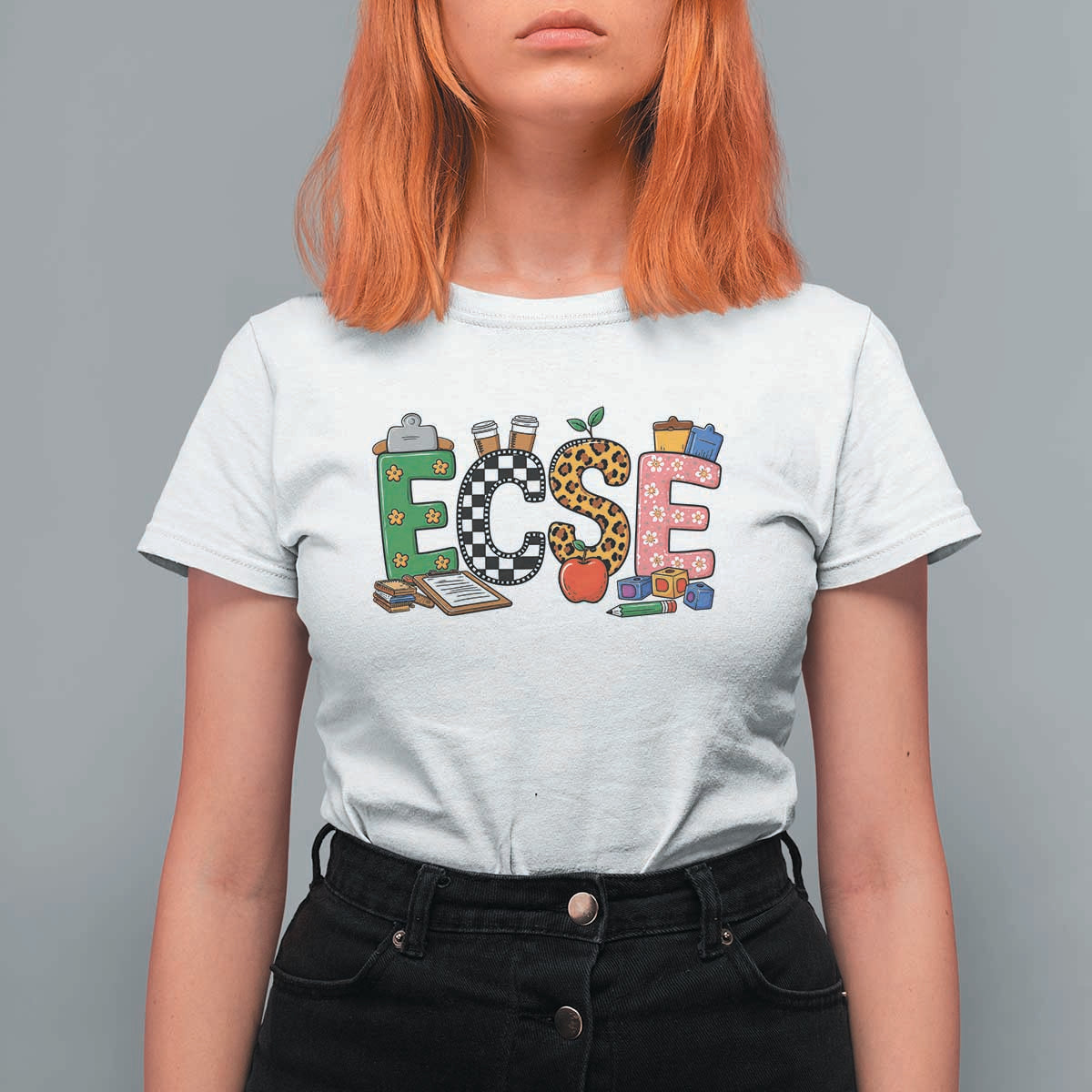Early Childhood Special Education Teacher T Shirt For Women ECSE Life