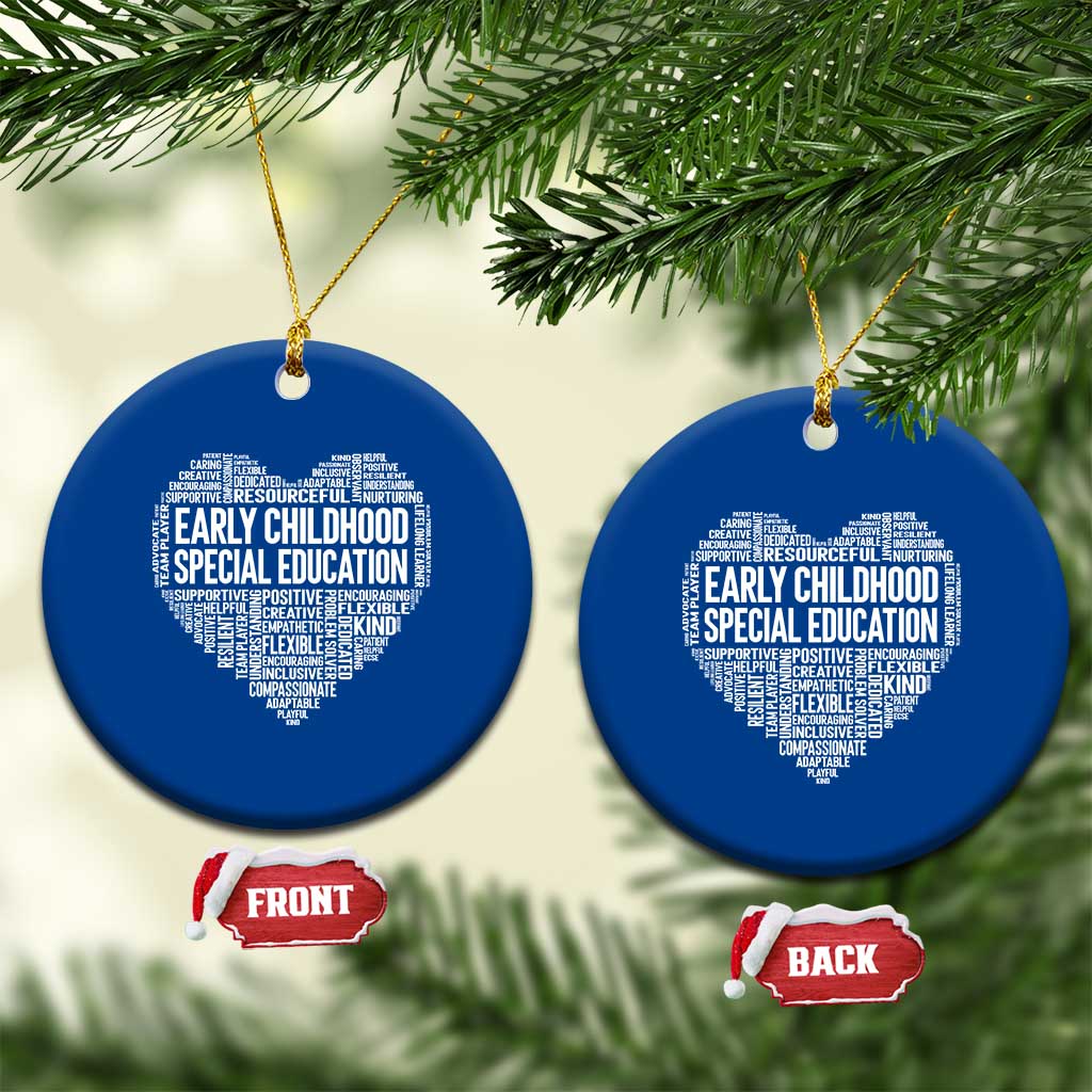 Early Childhood Special Education Teacher Ceramic Ornament Caring Compassionate Kindness