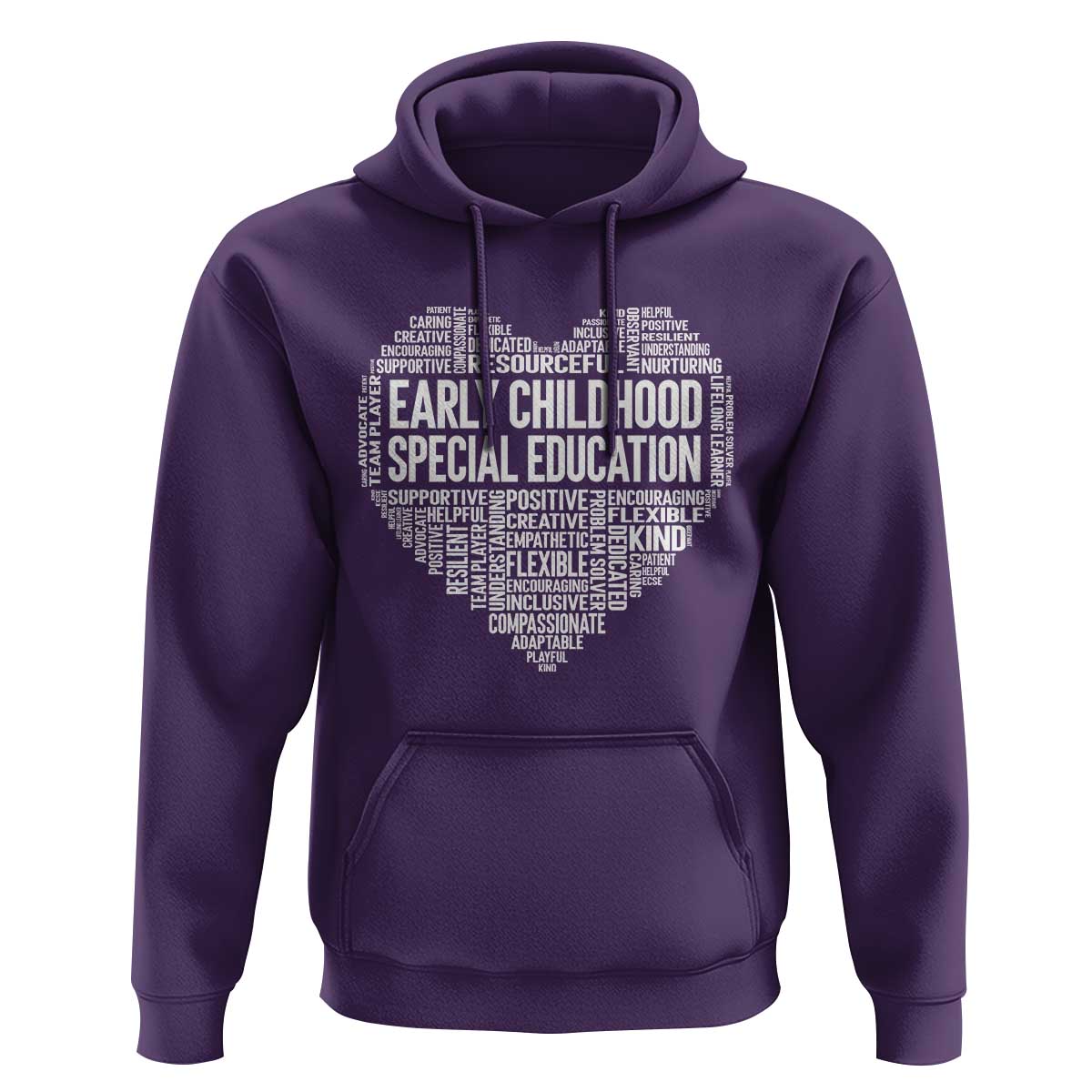 Early Childhood Special Education Teacher Hoodie Caring Compassionate Kindness