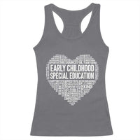 Early Childhood Special Education Teacher Racerback Tank Top Caring Compassionate Kindness