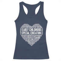 Early Childhood Special Education Teacher Racerback Tank Top Caring Compassionate Kindness