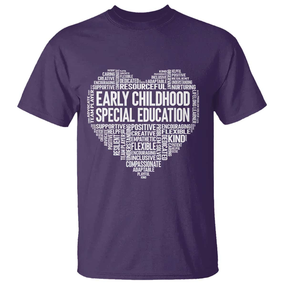 Early Childhood Special Education Teacher T Shirt Caring Compassionate Kindness