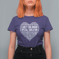 Early Childhood Special Education Teacher T Shirt For Women Caring Compassionate Kindness