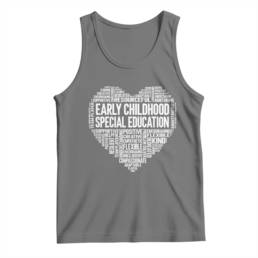 Early Childhood Special Education Teacher Tank Top Caring Compassionate Kindness