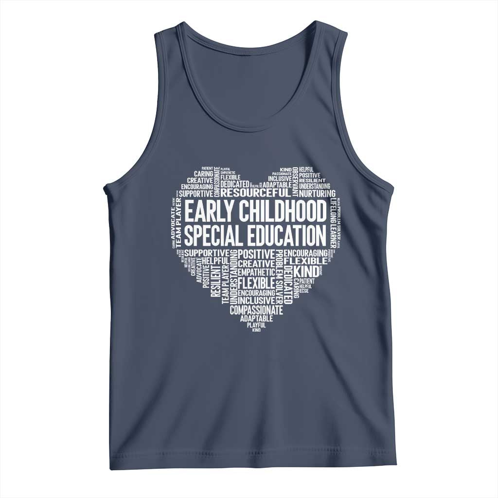 Early Childhood Special Education Teacher Tank Top Caring Compassionate Kindness