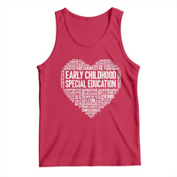 Early Childhood Special Education Teacher Tank Top Caring Compassionate Kindness