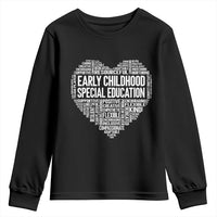 Early Childhood Special Education Teacher Youth Sweatshirt Caring Compassionate Kindness