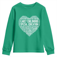 Early Childhood Special Education Teacher Youth Sweatshirt Caring Compassionate Kindness