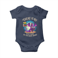 Fantasy Dragon Book Lover Baby Onesie There Is No Such Thing As Too Many Books