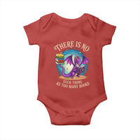 Fantasy Dragon Book Lover Baby Onesie There Is No Such Thing As Too Many Books