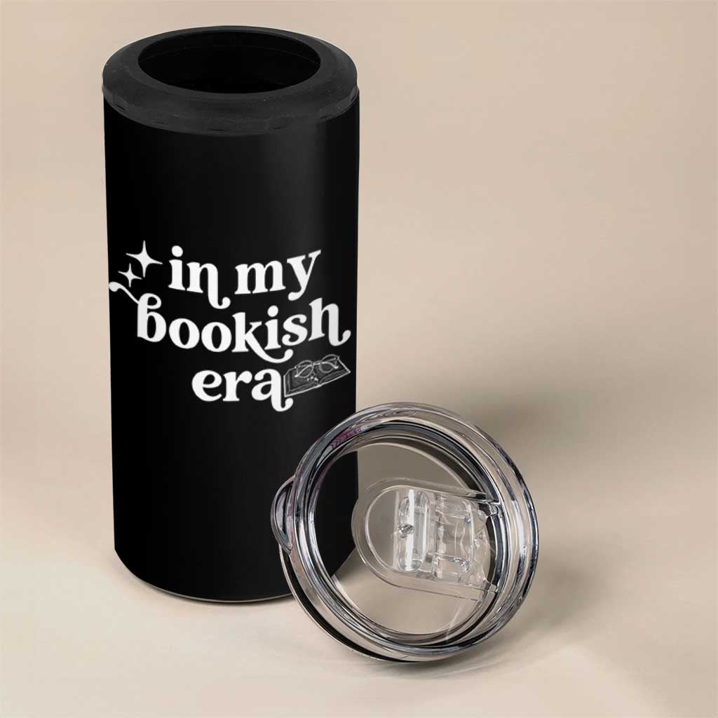 In My Bookish Era Reading Gift 4 in 1 Can Cooler Tumbler Book Lover