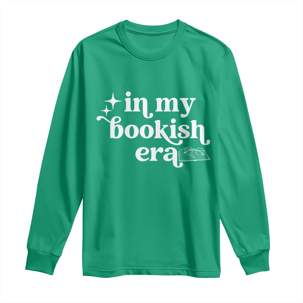 In My Bookish Era Reading Gift Long Sleeve Shirt Book Lover