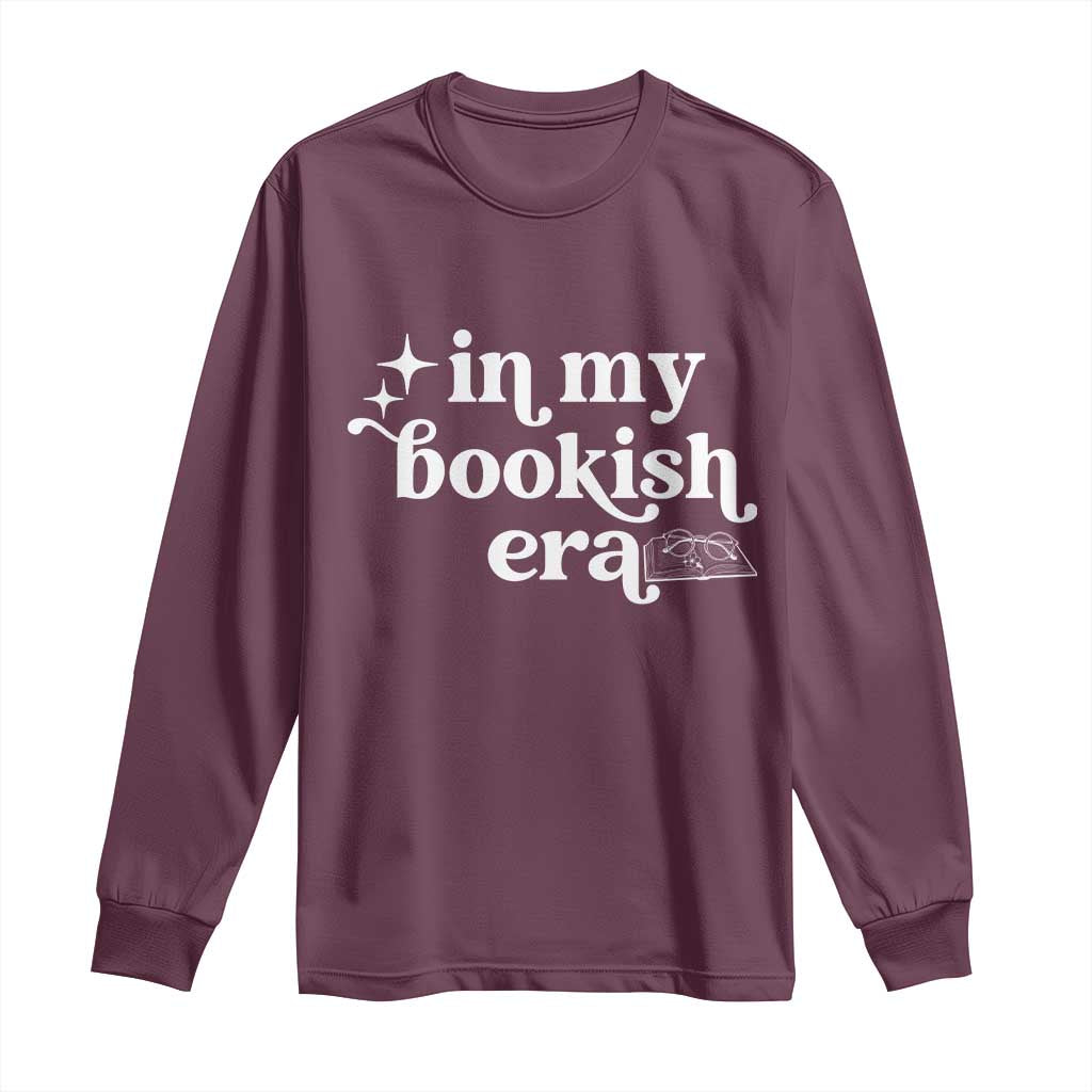In My Bookish Era Reading Gift Long Sleeve Shirt Book Lover