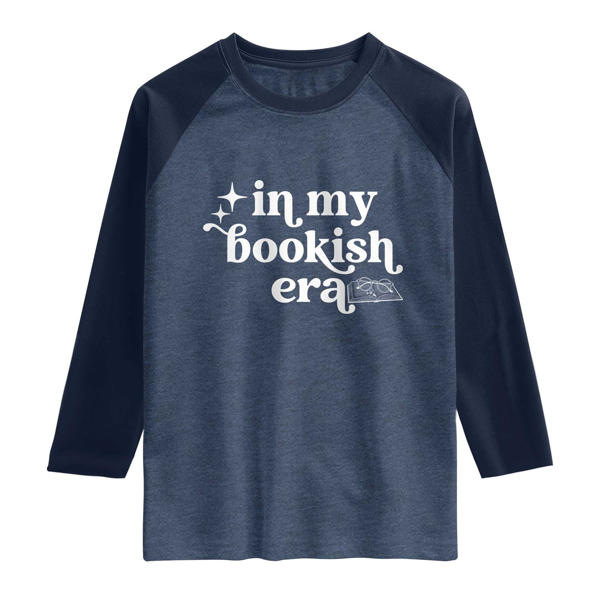In My Bookish Era Reading Gift Raglan Shirt Book Lover