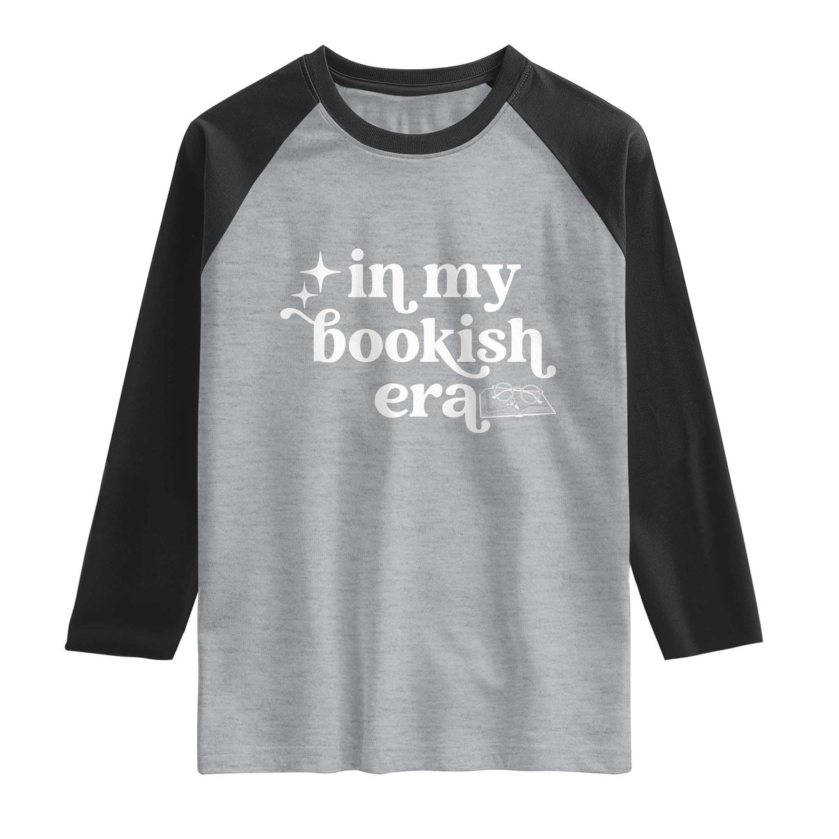 In My Bookish Era Reading Gift Raglan Shirt Book Lover