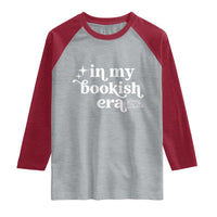 In My Bookish Era Reading Gift Raglan Shirt Book Lover