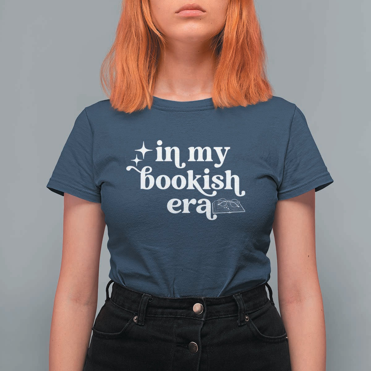 In My Bookish Era Reading Gift T Shirt For Women Book Lover