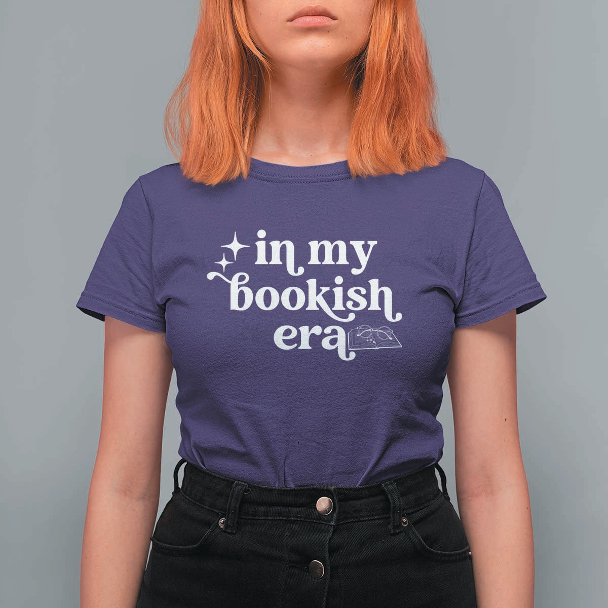 In My Bookish Era Reading Gift T Shirt For Women Book Lover