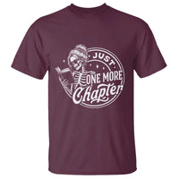 Just One More Chapter Skeleton Woman T Shirt Book Lover Gift
