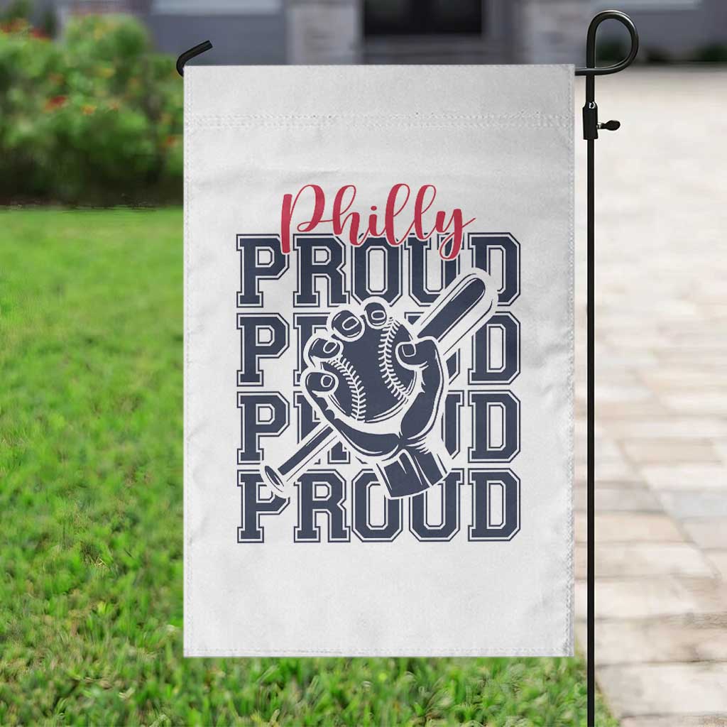 Baseball Lover Garden Flag Philly Baseball Spirit Proud Fan Sport Humor Gift - Wonder Print Shop