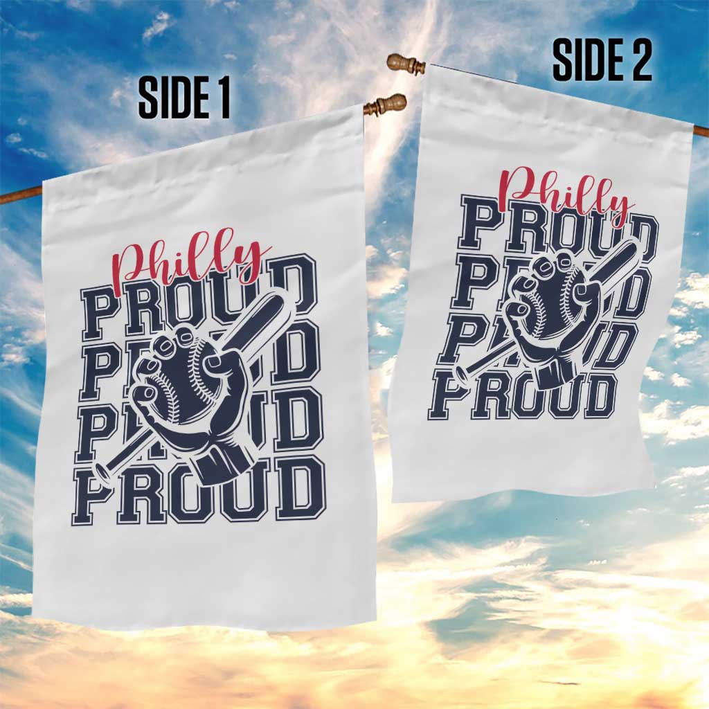 Baseball Lover Garden Flag Philly Baseball Spirit Proud Fan Sport Humor Gift - Wonder Print Shop