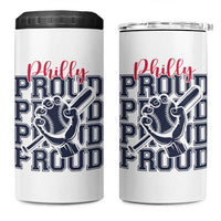 Baseball Lover 4 in 1 Can Cooler Tumbler Philly Baseball Spirit Proud Fan Sport Humor Gift