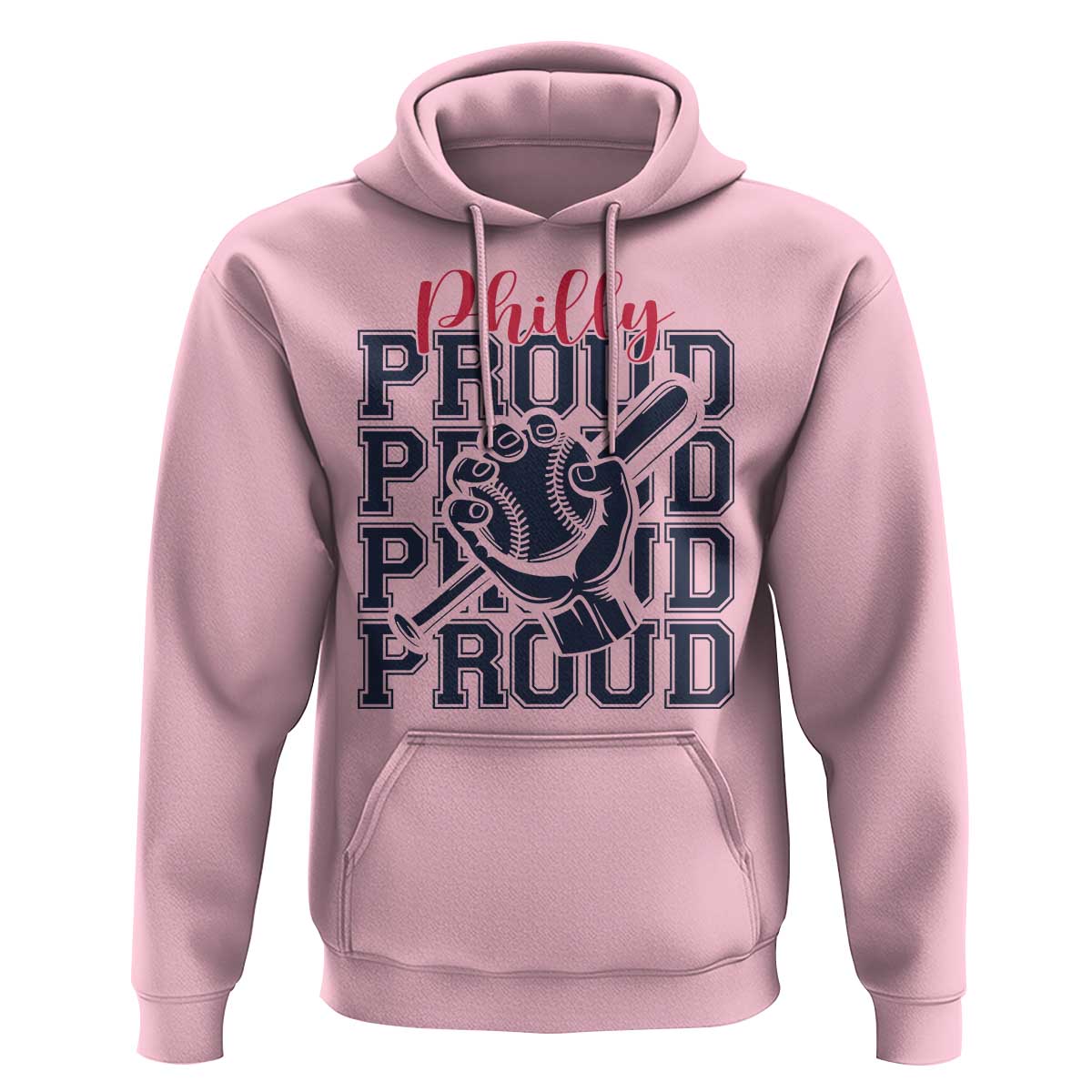 Baseball Lover Hoodie Philly Baseball Spirit Proud Fan Sport Humor Gift - Wonder Print Shop