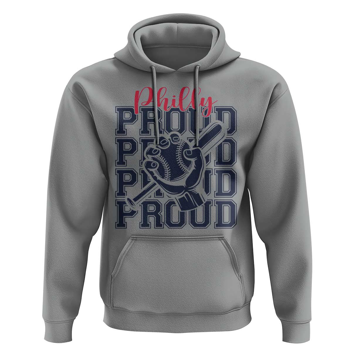 Baseball Lover Hoodie Philly Baseball Spirit Proud Fan Sport Humor Gift - Wonder Print Shop