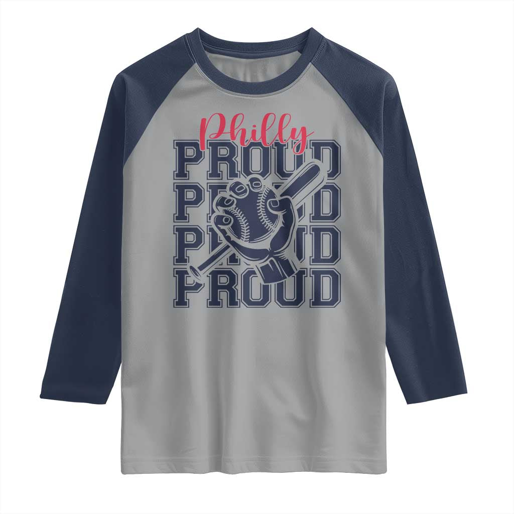 Baseball Lover Raglan Shirt Philly Baseball Spirit Proud Fan Sport Humor Gift - Wonder Print Shop