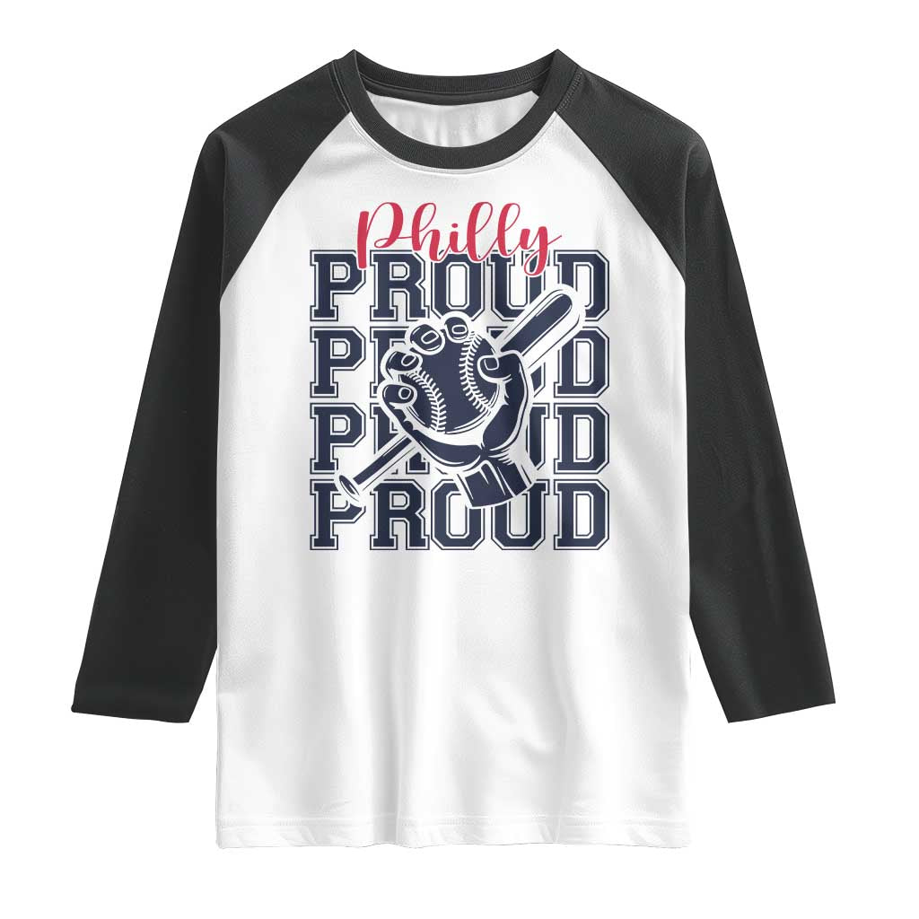 Baseball Lover Raglan Shirt Philly Baseball Spirit Proud Fan Sport Humor Gift - Wonder Print Shop