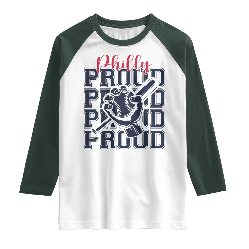 Baseball Lover Raglan Shirt Philly Baseball Spirit Proud Fan Sport Humor Gift - Wonder Print Shop
