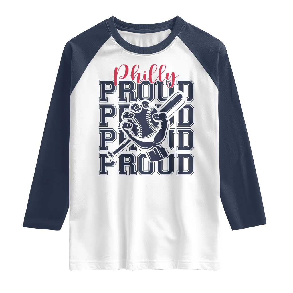 Baseball Lover Raglan Shirt Philly Baseball Spirit Proud Fan Sport Humor Gift - Wonder Print Shop