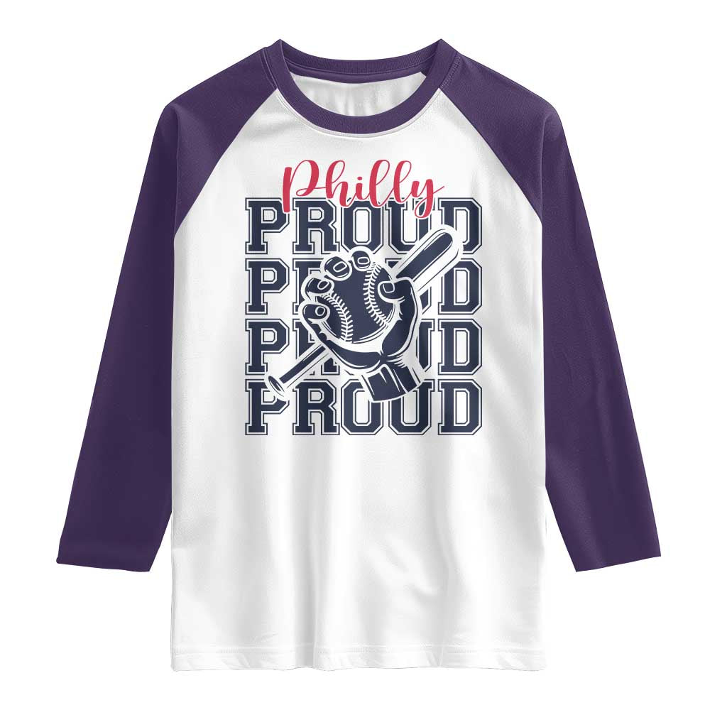 Baseball Lover Raglan Shirt Philly Baseball Spirit Proud Fan Sport Humor Gift - Wonder Print Shop