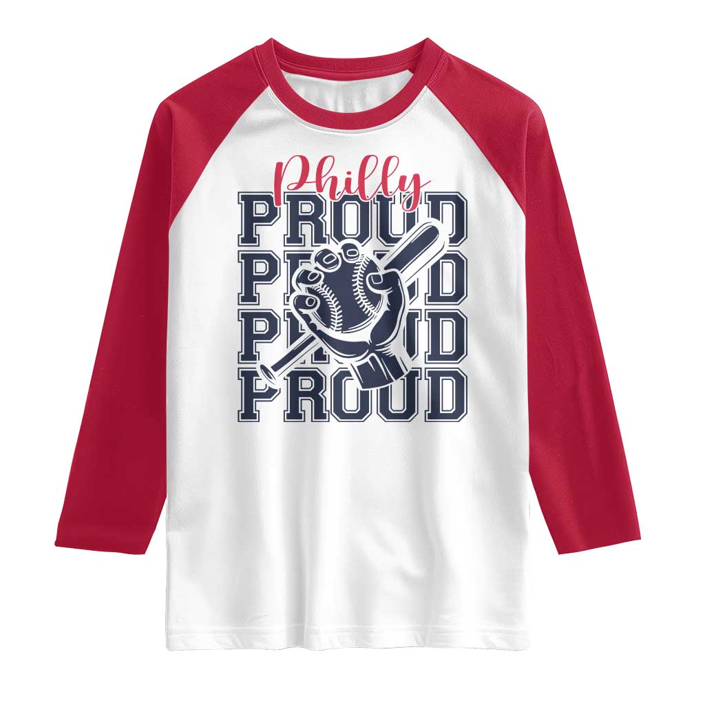 Baseball Lover Raglan Shirt Philly Baseball Spirit Proud Fan Sport Humor Gift - Wonder Print Shop