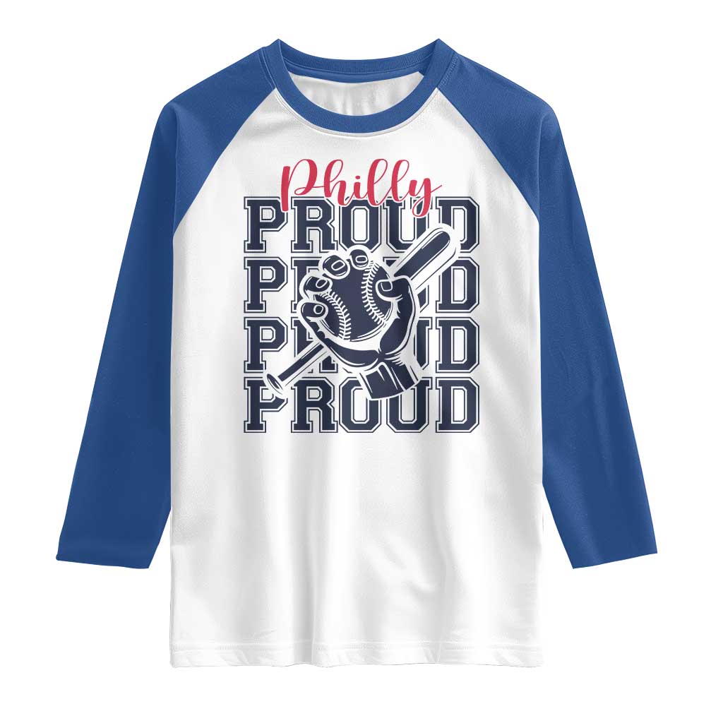 Baseball Lover Raglan Shirt Philly Baseball Spirit Proud Fan Sport Humor Gift - Wonder Print Shop