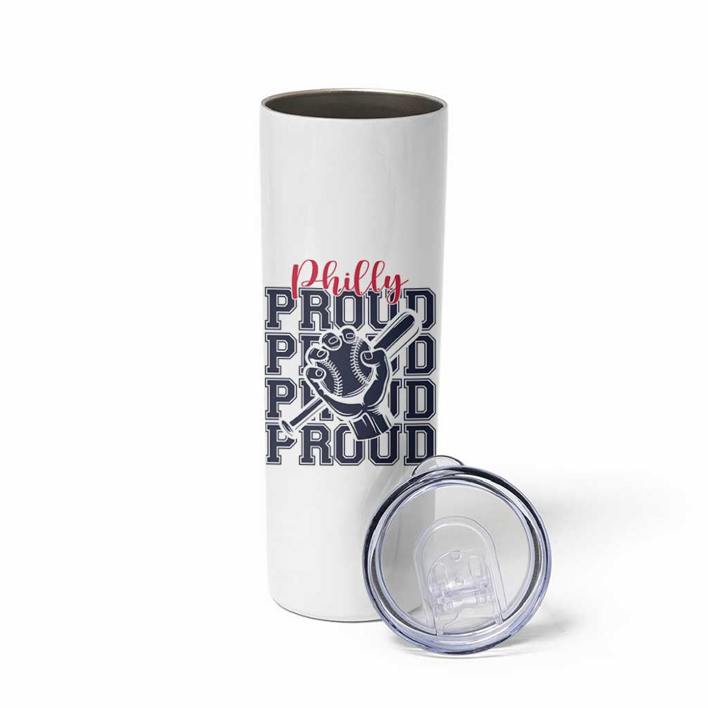 Baseball Lover Skinny Tumbler Philly Baseball Spirit Proud Fan Sport Humor Gift