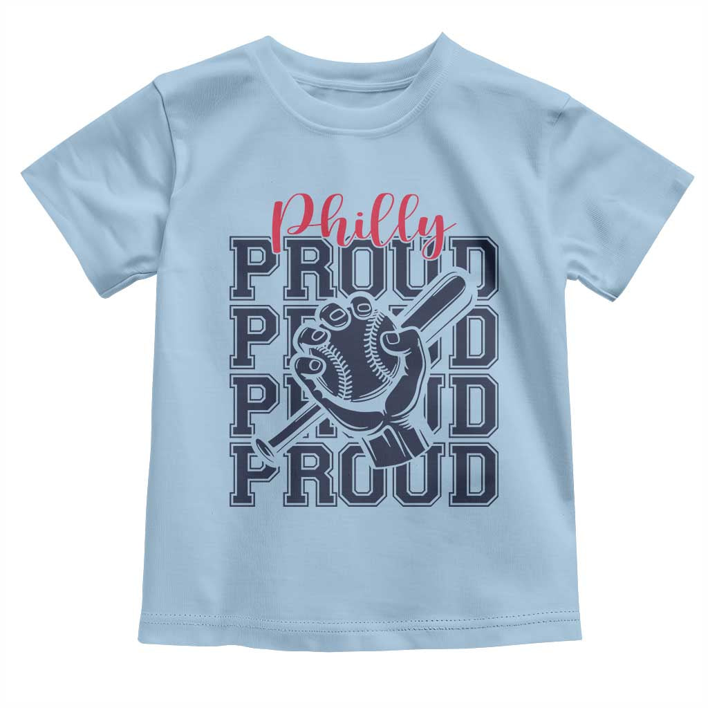 Baseball Lover Toddler T Shirt Philly Baseball Spirit Proud Fan Sport Humor Gift - Wonder Print Shop