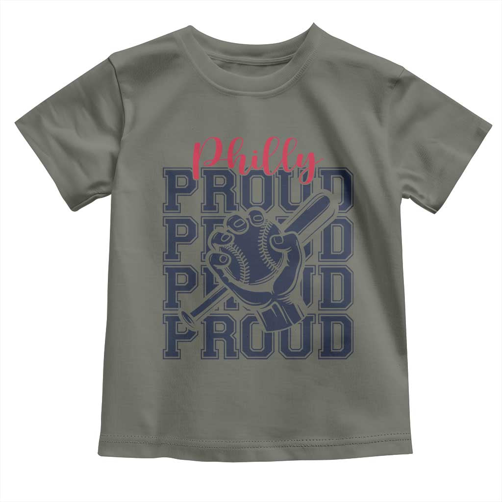 Baseball Lover Toddler T Shirt Philly Baseball Spirit Proud Fan Sport Humor Gift - Wonder Print Shop
