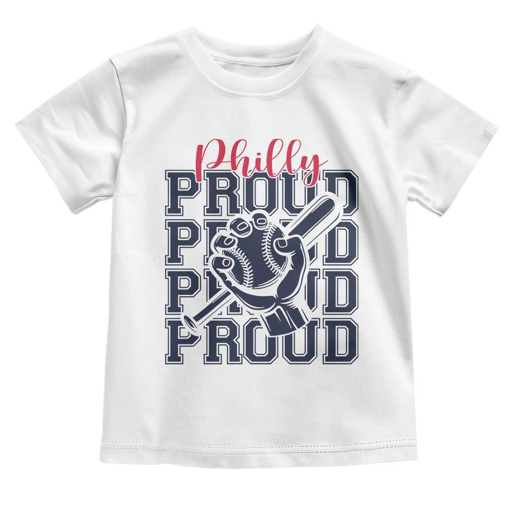 Baseball Lover Toddler T Shirt Philly Baseball Spirit Proud Fan Sport Humor Gift - Wonder Print Shop