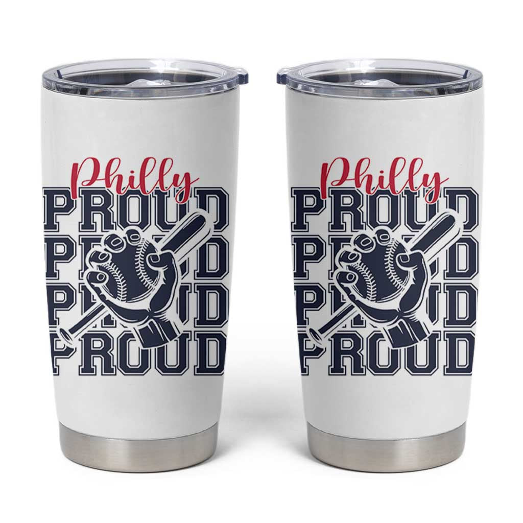Baseball Lover Tumbler Cup Philly Baseball Spirit Proud Fan Sport Humor Gift