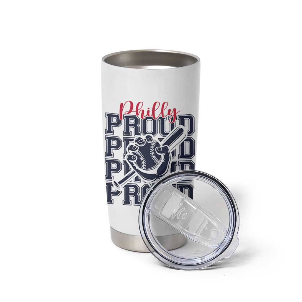 Baseball Lover Tumbler Cup Philly Baseball Spirit Proud Fan Sport Humor Gift