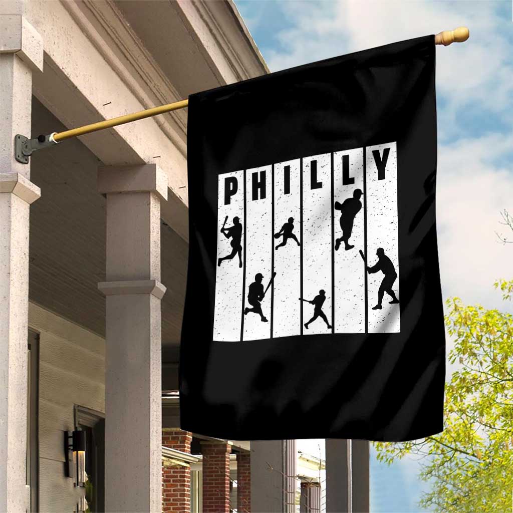 Baseball Lover Garden Flag Philly Retro Spirit Proud Fan Sport Lover Gift - Wonder Print Shop