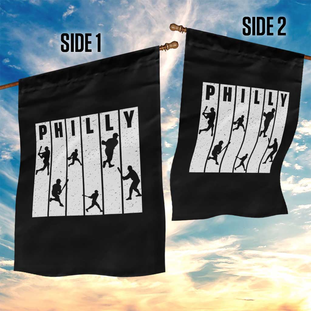 Baseball Lover Garden Flag Philly Retro Spirit Proud Fan Sport Lover Gift - Wonder Print Shop