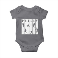 Baseball Lover Baby Onesie Philly Retro Spirit Proud Fan Sport Lover Gift - Wonder Print Shop