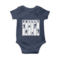 Baseball Lover Baby Onesie Philly Retro Spirit Proud Fan Sport Lover Gift - Wonder Print Shop