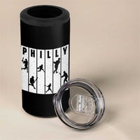 Baseball Lover 4 in 1 Can Cooler Tumbler Philly Retro Spirit Proud Fan Sport Lover Gift