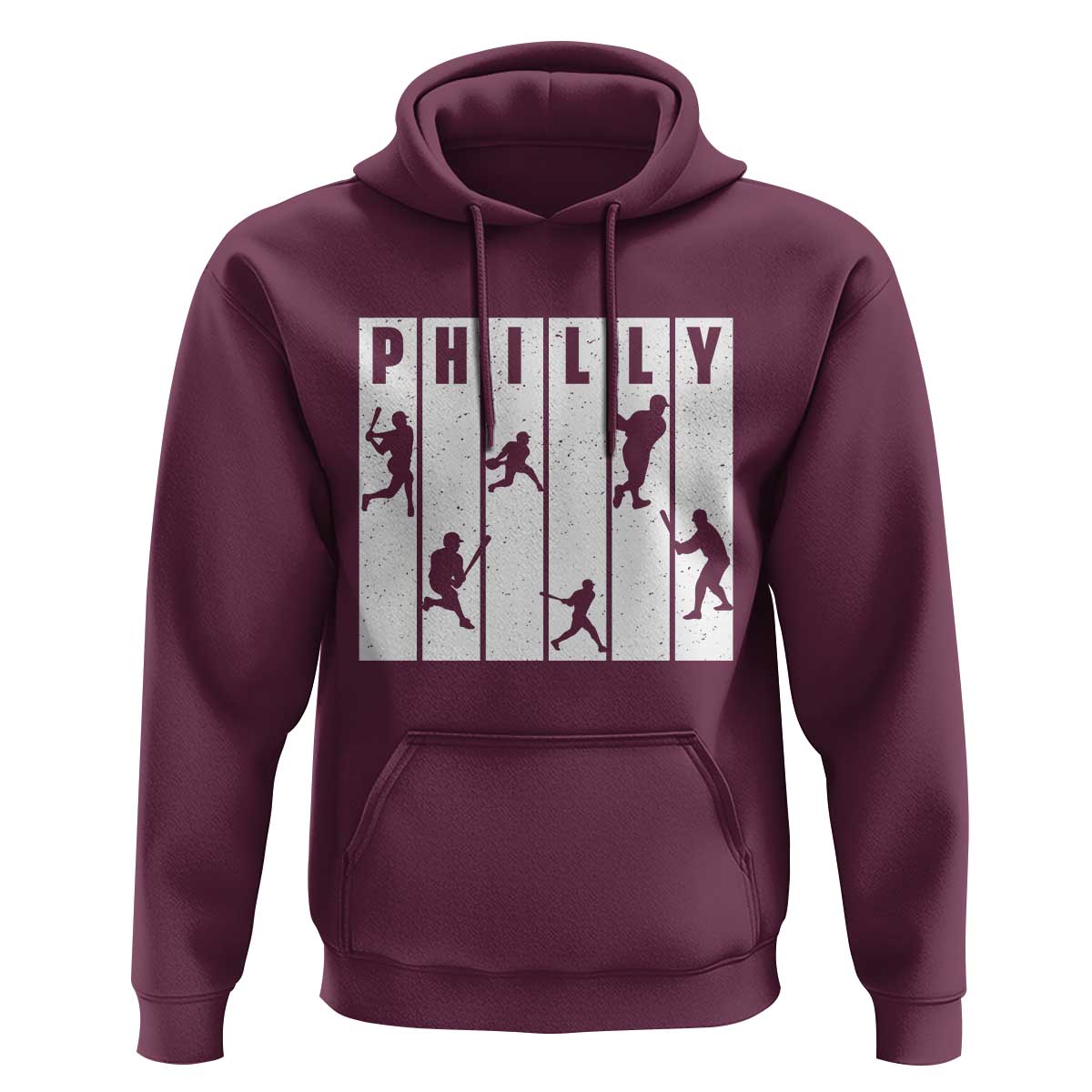Baseball Lover Hoodie Philly Retro Spirit Proud Fan Sport Lover Gift - Wonder Print Shop