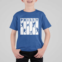 Baseball Lover T Shirt For Kid Philly Retro Spirit Proud Fan Sport Lover Gift - Wonder Print Shop